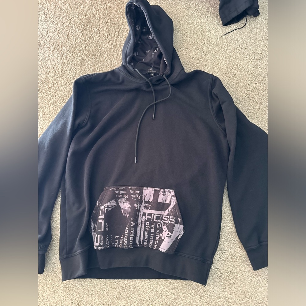 Hosstile Hoodie Black Graphic